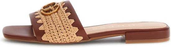 Guess Tamarra Slippers Femme - Naturel - Taille 38