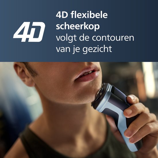Philips Shaver 3000X Series X3003/00 - Elektrisch scheerapparaat – met trimmer – mannen - Blauw