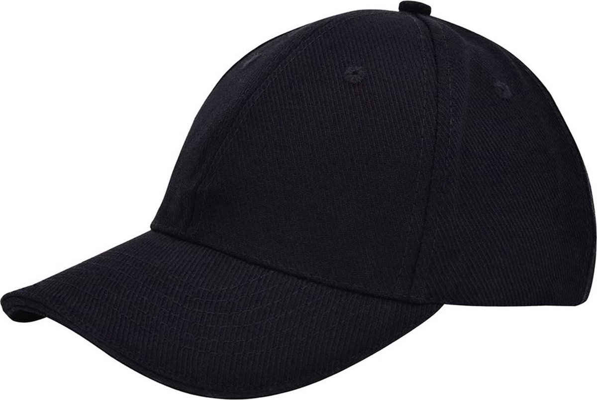Saaf Baseball Cap - Zwart - Basic Pet voor Heren / Dames - Katoen - saaf