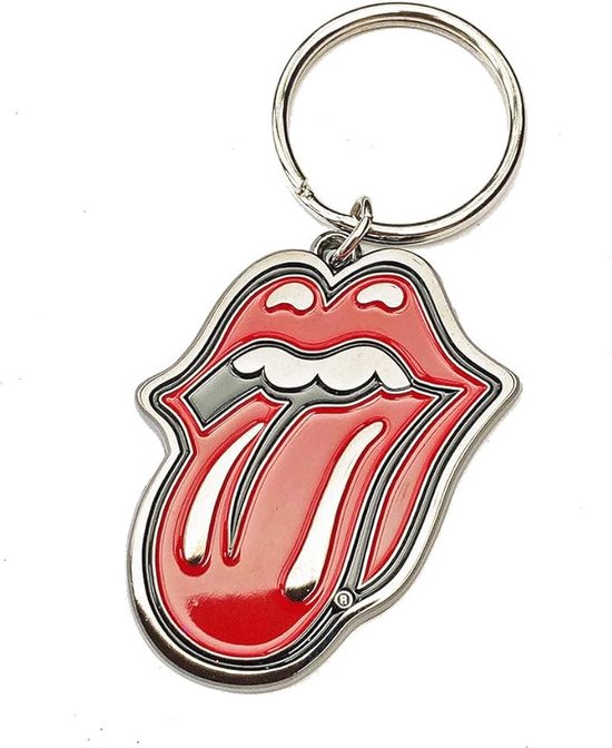 The Rolling Stones - Classic Tongue Sleutelhanger - Rood