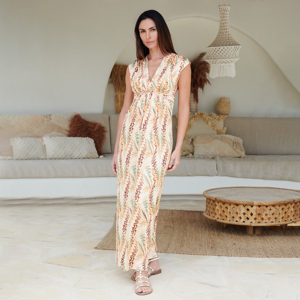 Chic by Lirette - Kimono jurk Keri - L - Geel