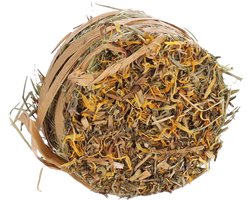 Flamingo - Snack Knaagdier - Hooirol Paardenbloem & Goudsbloem 75gr - 1st - 138573 - 1st