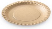 1000 FSC® Kraft borden Met Vetbarrière - 18cm - Bruin