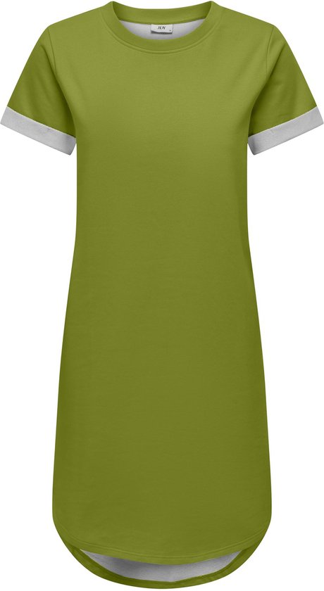 Jacqueline de Yong Jurk Jdyivy S/s Dress Jrs Noos 15174793 Lima Bean Green Dames Maat - XL