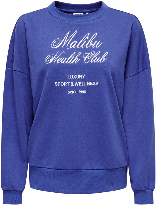 Only Pull Onlconni L/s O-neck Box Ub Swt 15325354 Blue éblouissant /malibu Taille Femme - XS