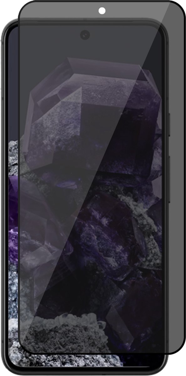 Privacy Screenprotector geschikt voor Google Pixel 8 - Volledig Dekkend Glas Screen Protector