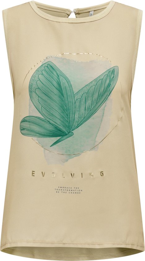 Débardeur Femme ONLY ONLFLORA S/L TOP BOX JRS - Taille S