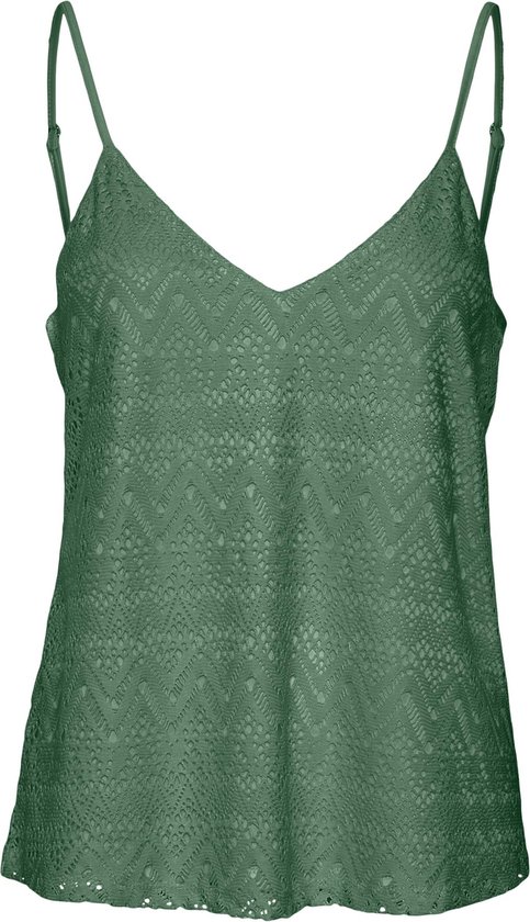 Vero Moda Top Vmmaya V-neck Singlet Top Jrs Spe 10304453 Hedge Green Dames Maat - M