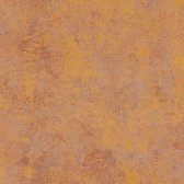 Papier peint ton-sur-ton Profhome 374253-GU papier peint intissé légèrement texturé ton sur ton brun cuivré orange brillant 5,33 m2
