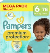 Pampers - Protection Premium - Taille 6 - Mega Pack - 76 couches - 13/18 KG