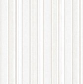 Papier peint à rayures Profhome 358492-GU papier peint intissé lisse à rayures blanc crème brillant or 5,33 m2