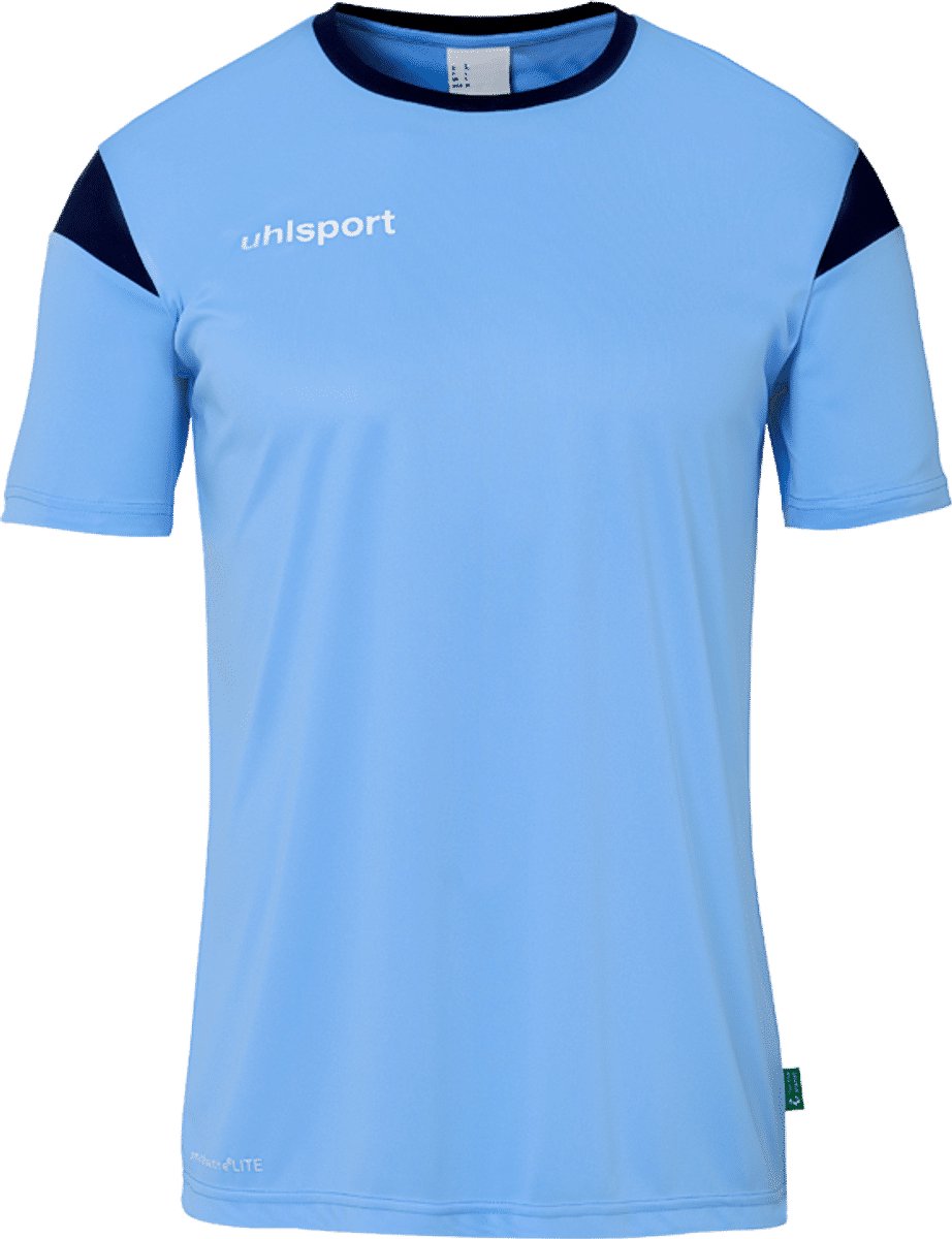 Uhlsport Squad 27 Shirt Korte Mouw Kinderen - Hemelsblauw / Marine | Maat: 116