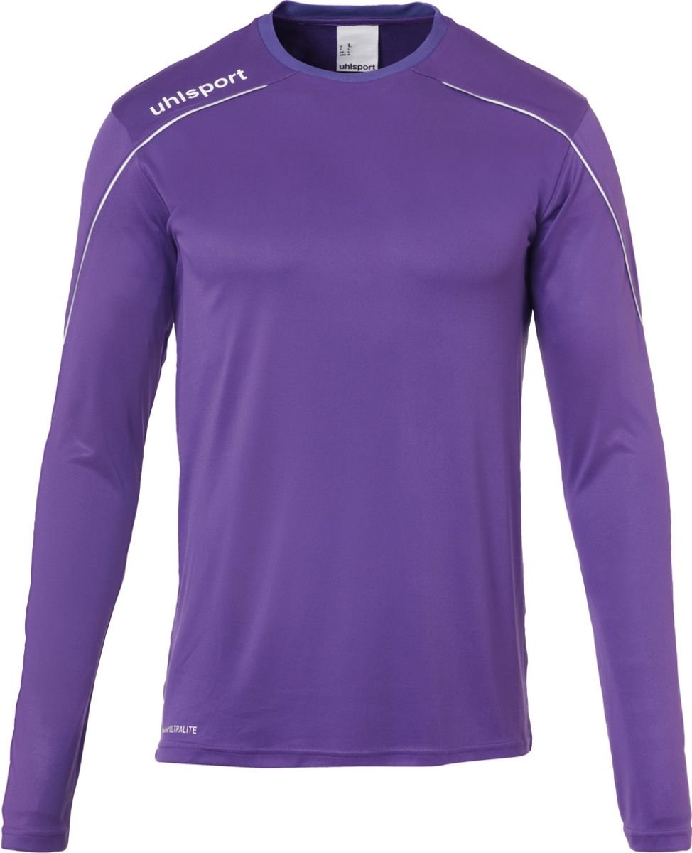 Uhlsport Stream 22 Voetbalshirt Lange Mouw Heren - Paars / Wit | Maat: XL