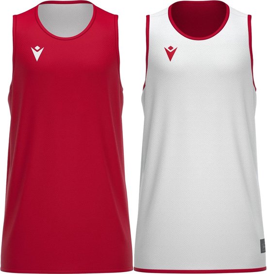 Macron X500 Reversible Shirt Kinderen - Rood / Wit | Maat: 11-12 Y