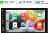 Écran CarPlay multimédia - Dongle CarPlay sans fil pour Apple et Android - Adapté aux systèmes d'autoradio - Commodité CarPlay sans fil - Lecteur vidéo Wifi universel - Avec caméra