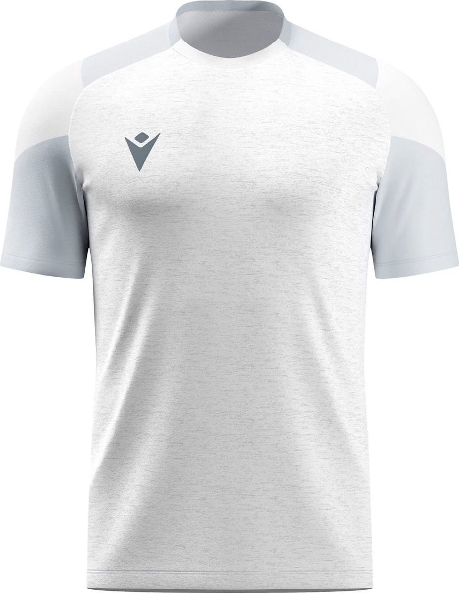 Macron Glory Golem Shirt Korte Mouw Heren - Wit / Zilver | Maat: XXL