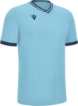 Macron Halley Shirt Korte Mouw Heren - Hemelsblauw / Marine | Maat: XL