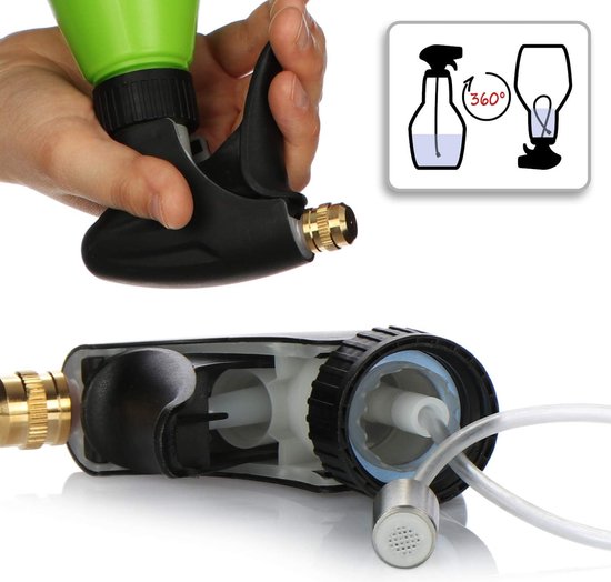 Kwazar Mercury Super Pro 360° Sprühflasche 1,0 Liter - Dein Online