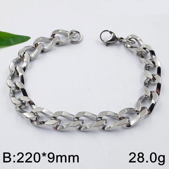 Bracelet en acier inoxydable 4502 longueur 21cm
