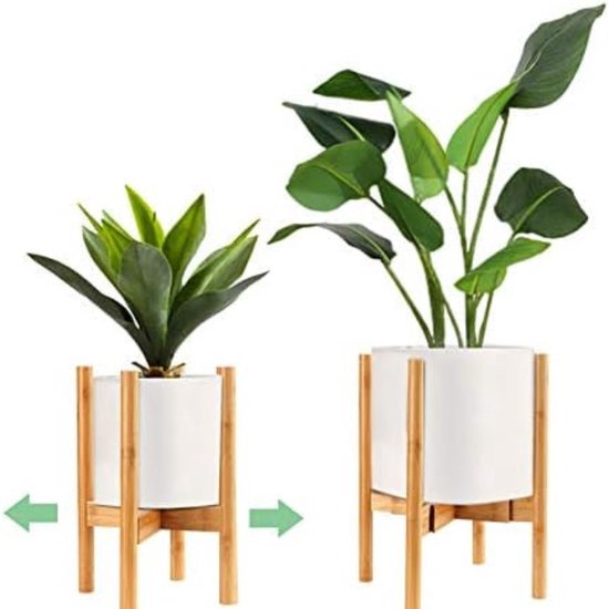 Plantenstandaard - Verstelbare Metalen Plantenhouder voor 8-12 Plantenpot (niet Plantenstandaard - Verstelbare Metalen Plantenhouder voor 8-12 Plantenpot (niet