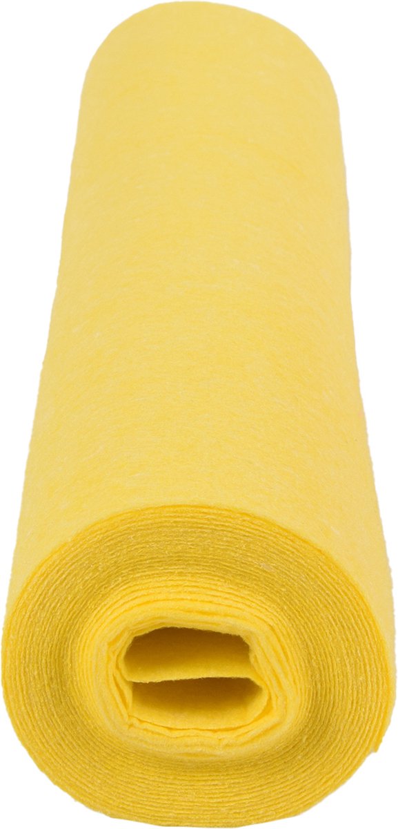 Goedkoopste 4 meter rol Poetsdoeken Geel - reinigingsdoek - Sopdoeken - A kwaliteit