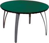 Ronde tafelhoes met elastische rand, 100% waterdicht, UV-bestendig, duurzame stof, D90-120 cm, groen
