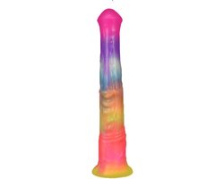 Lichtgevende grote Paarden dildo - Paarden Anaal Plug - Slanke hoge Flexibele Dildo - Glow in the Dark Horse Dildo