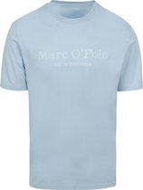 Marc O'Polo - T-Shirt Logo Lichtblauw - Heren - Maat XL - Regular-fit