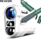 Revasri KM-M600 - Télémètre laser de Golf - 600M - Rechargeable par USB - Avec vibration de verrouillage de pente et de drapeau.