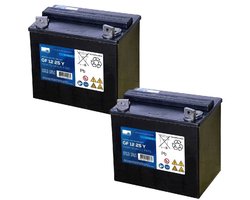 Exide Vervangende Accu Voor Vermeiren Ceres 4 Scooter 24V 2 X 12V 25Ah