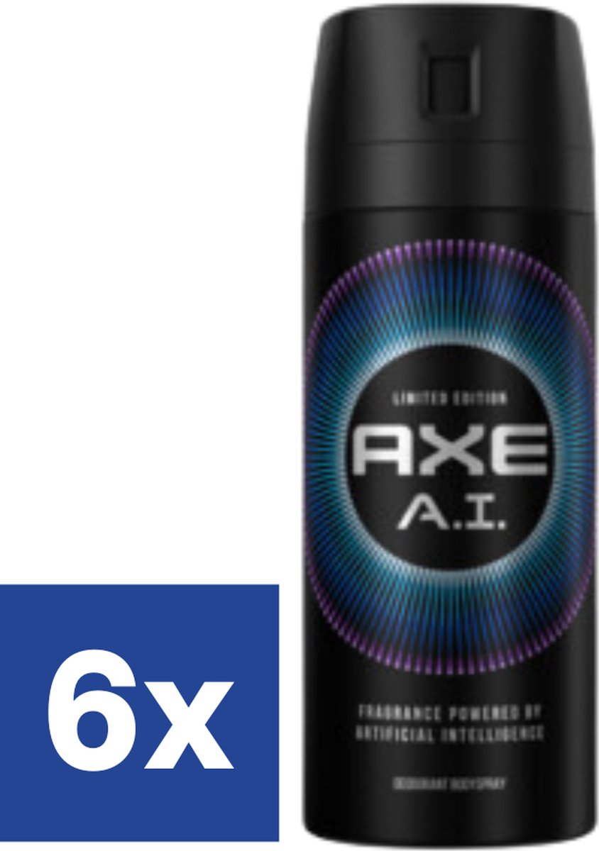 Goedkoopste Axe Deo A.I. Bodyspray - 6 x 150 ml