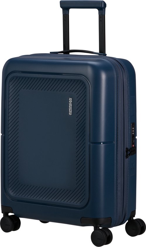 American Tourister Reiskoffer - DashPop spinner 55 cm(4 wielen) handbagage - Uitbreidbaar - 2.5 kg - Midnight blue