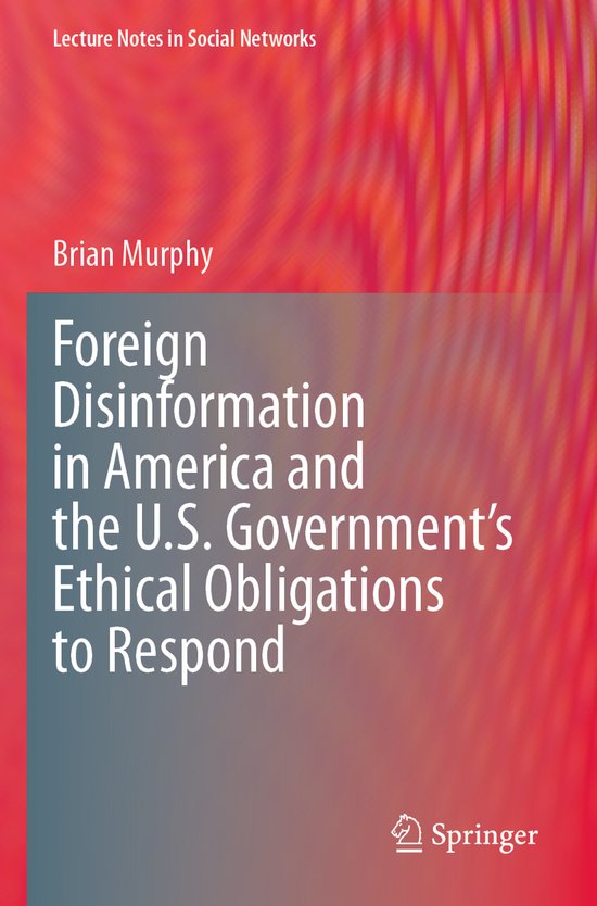 Lecture Notes in Social Networks- Foreign Disinformation in  ... - cover