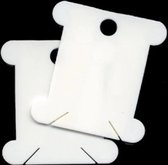 Kartonnen wikkelkaartjes (50stuks) voor het netjes sorteren van al uw borduurgarens