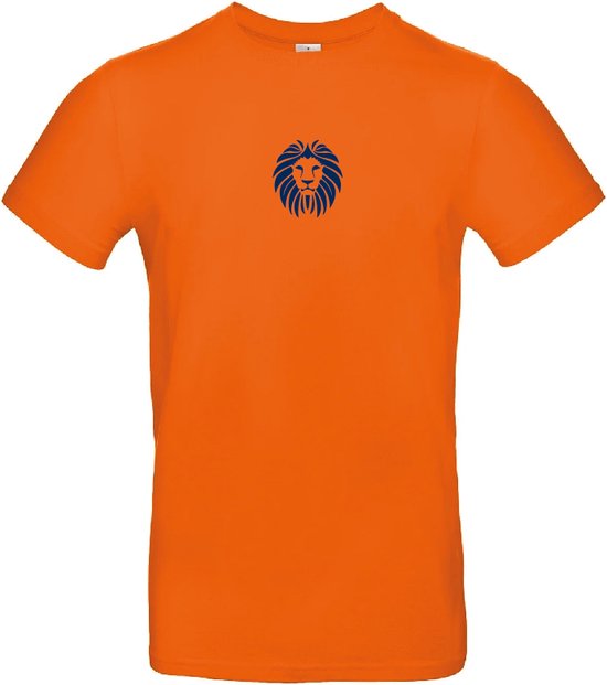 Oranje Shirt met Leeuw - T-shirt -Koningsdag - Kingsday - EK voetbal - Nederland - Unisex XL