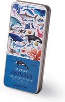 Crocodile Creek puzzel in blik Ocean Animals - 150 stukjes