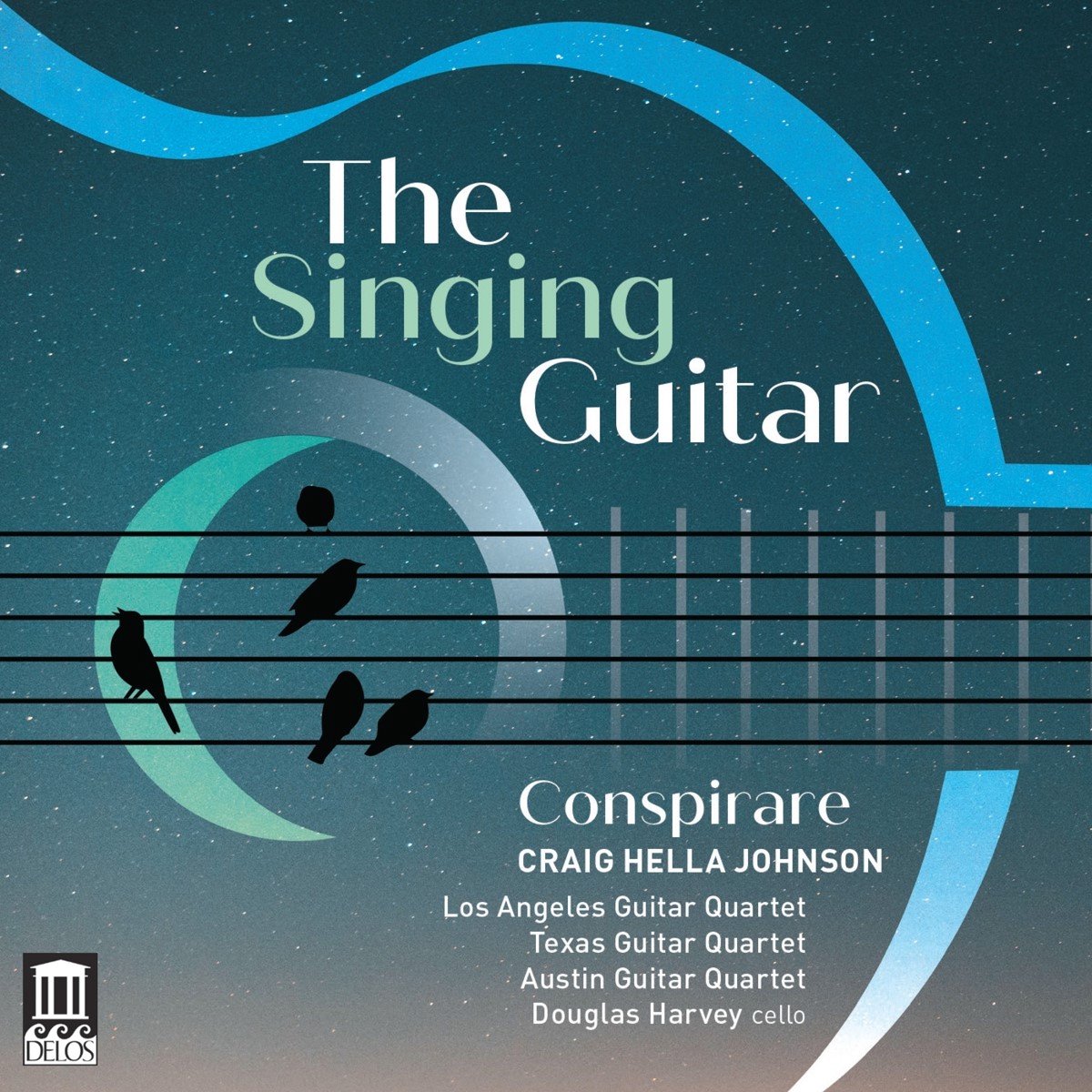 Conspirare, Craig Hella Johnson, Los Angeles Guitar Quartet - The Singing Guitar (CD)