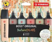Fluorescerende Markeerstift Set Stabilo Boss Nature Colors Multicolour (5 Stuks)