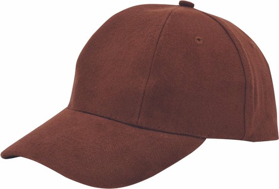 Benza - Luxe Turned Brushed Baseball Cap Baseballcap - Bruin