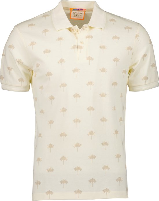 Scotch & Soda Mini AOP Polo Heren Polo - Maat M