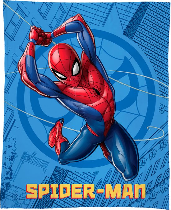 SpiderMan Fleece plaid, Action - 125 x 150 cm - Polyester