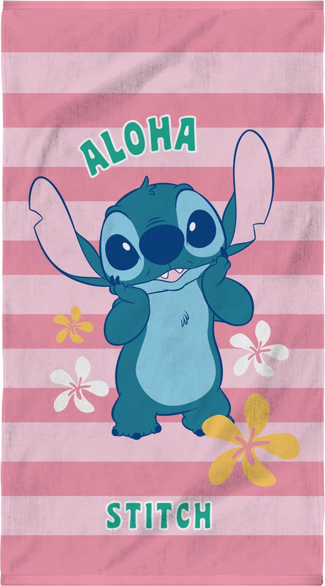 Disney Lilo & Stitch Strandlaken Ohana - 70 x 120 cm - Katoen