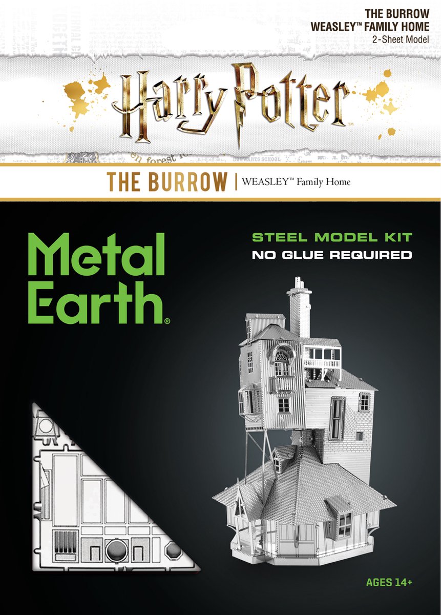 Metal Earth Harry Potter The Burrow — afbeelding 3
