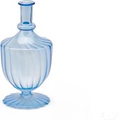 EDG Bloemenvaas Glas Blauw D 10 cm H 20 cm Opening 2 cm