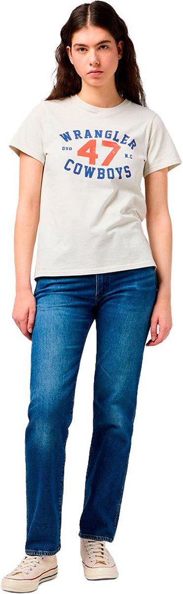 Wrangler 112350730 Sunset Regular Fit Spijkerbroek 28 30 Vrouw Darkly Wash