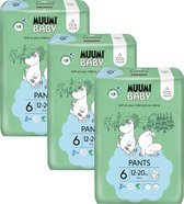 Eco Muumi Baby diaper pants taille 6-16-20 kg - 108 pièces - écologique