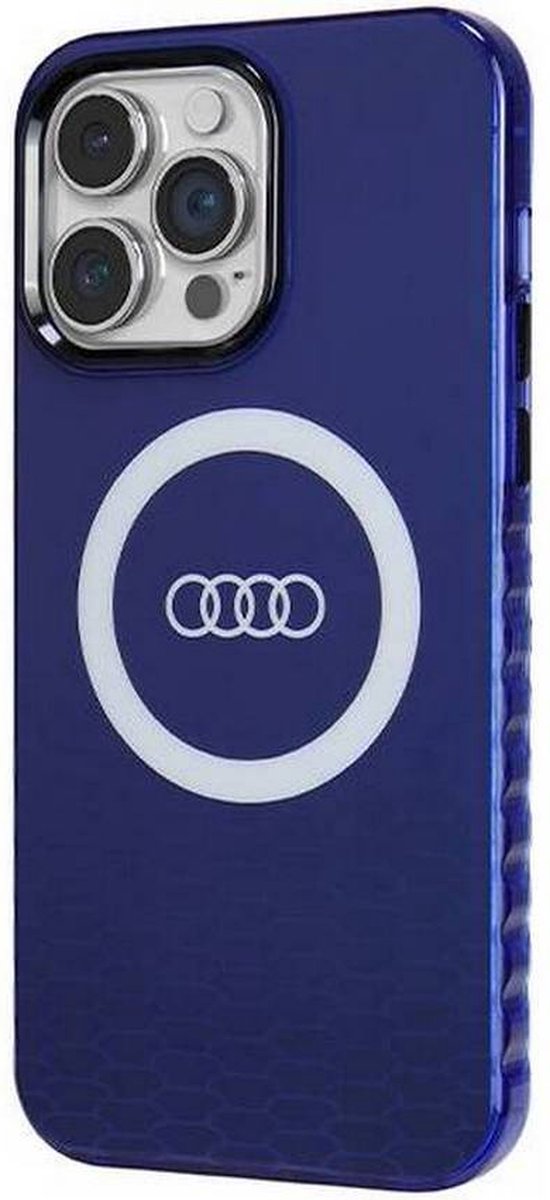 Audi IML Big Logo Back Case (MagSafe Compatible) - Geschikt voor Apple iPhone 14 Pro Max (6.7