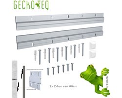 GT1026 GeckoTeq 1 set 60cm ophangstrip-z bar-ophangen-ophangstrip kast -keukenkast-meubel-panelen