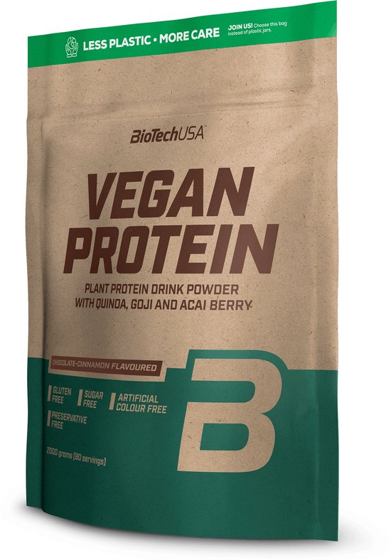 BioTech USA Protein Poeder - Vegan Protein 2000g - BiotechUSA - Banaan