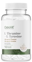 Aminozuren - OstroVit Theanine + Tyrosine VEGE 90 capsules - 90 Capsules